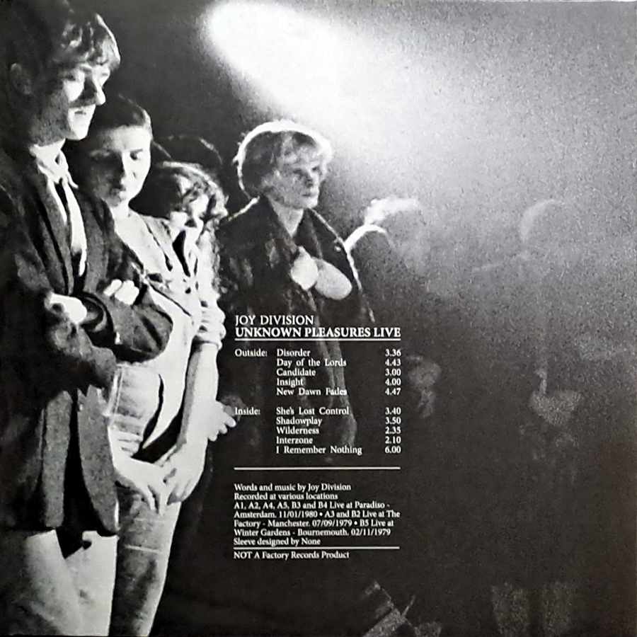 Joy Division - Unknown Pleasures Live